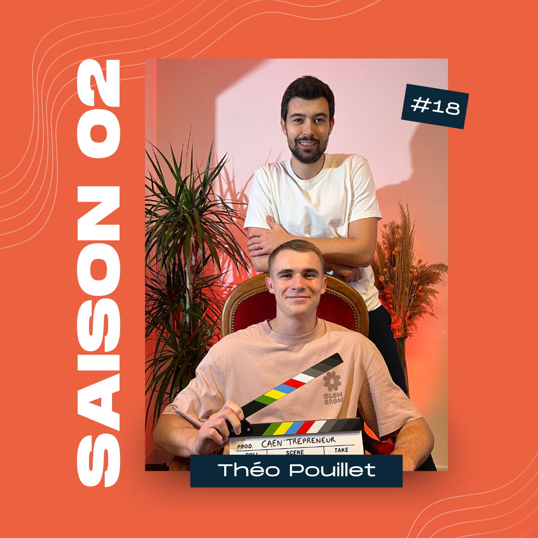 Théo Pouillet pour le podcast Caen'trepreneur